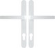Ручка дверная Apecs HP-85.7205-W - 