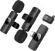 Микрофон Borofone BFK15 Lightning/Type-C (черный) - 