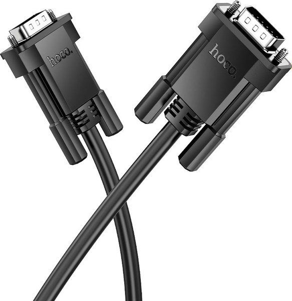 Кабель Hoco US11 VGA to VGA (1м, черный)