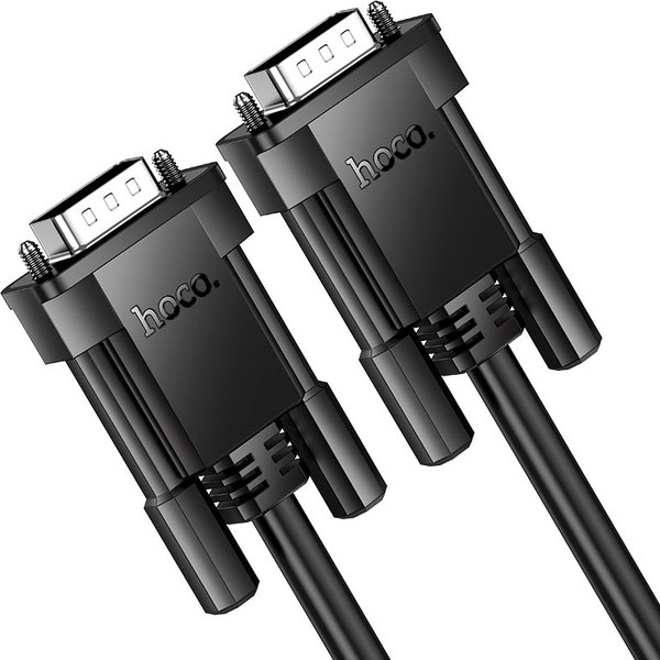 Кабель Hoco US11 VGA to VGA (1м, черный)