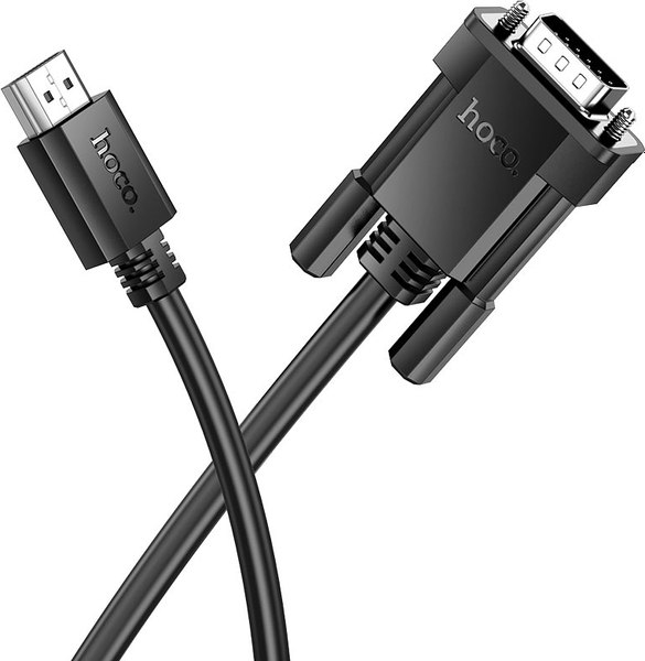 Кабель Hoco US12 HDMI to VGA (2м, черный)
