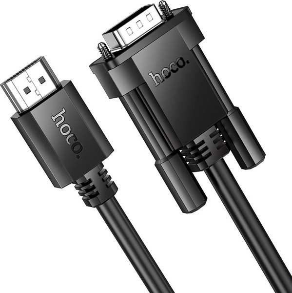 Кабель Hoco US12 HDMI to VGA (2м, черный)