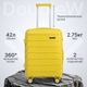 Чемодан на колесах DoubleW YF-PP02.1 (S, желтый) - 