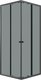 Душевой уголок Niagara Eco NG-1008-14QT 80x80x190 (черный/стекло тонированное) - 