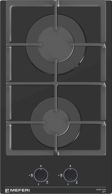 Газовая варочная панель MEFERI MGH302BK Glass Light