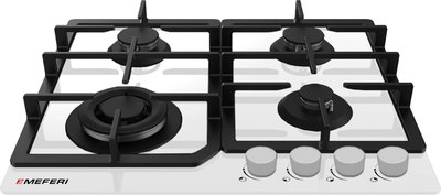 Газовая варочная панель MEFERI MGH604WH Glass Comfort - 