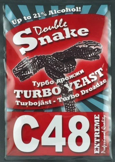 Дрожжи Double Snake C48 Turbo (2x130г)
