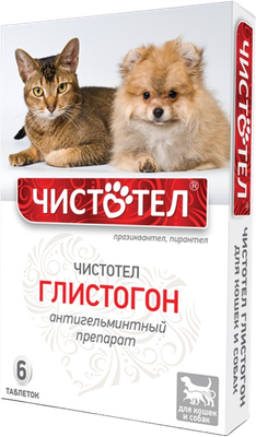 

Таблетки от глистов, Глистогон для кошек и собак / C101
