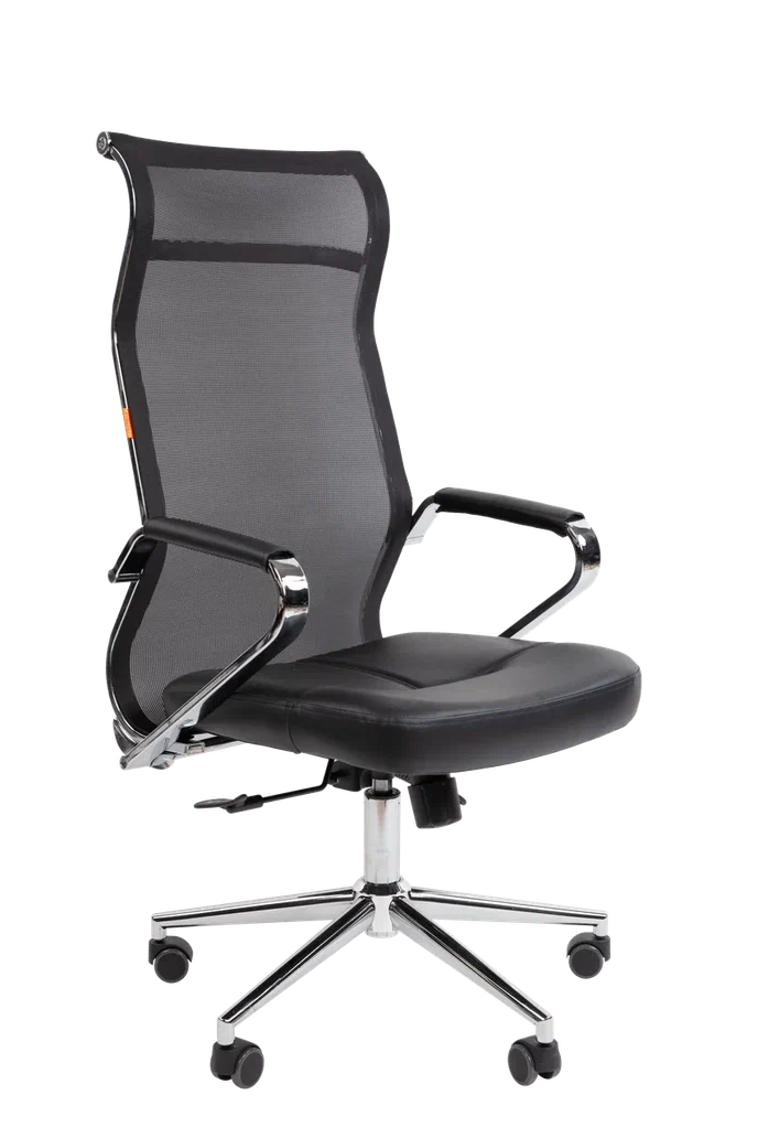 Кресло офисное Chairman 702 (экопремиум черный/сетка)
