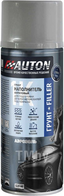 Грунтовка автомобильная AUTON Filler Наполнитель акриловая ATN-A70619 (520мл, черный) -