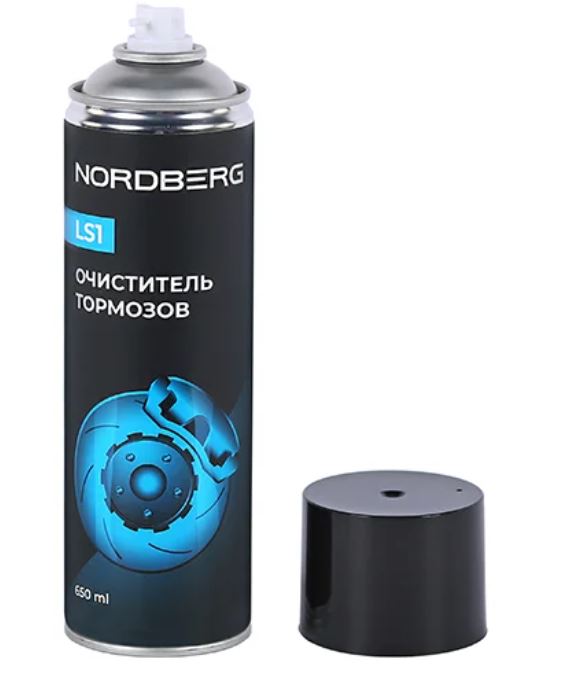 Очиститель тормозов Nordberg LS1 / LS1-650 (650мл) — фото 3