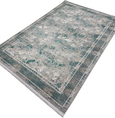 Ковер Radjab Carpet Афина Прямоугольник 9008A / 12803RK (2.4x3.4, Grey/Green)