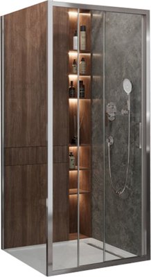 

Душевой уголок, MOLVENO-AHF-31-100/90-C-CR-IV