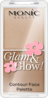 Палетка для скульптурирования Monic Beauty Glam&Glow! Contour Face Palette 02 Fascinated - 