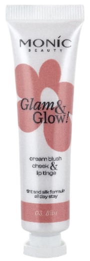 Румяна Monic Beauty Glow Up! Cream Blush Cheek&Lip Tinge тон 03 Bliss