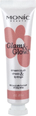 Румяна Monic Beauty Glow Up! Cream Blush Cheek&Lip Tinge тон 03 Bliss - 