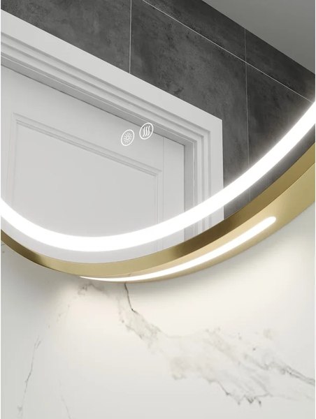 Купить Зеркало Teymi Lina Supernova Gold D60 / T20121 в Минске