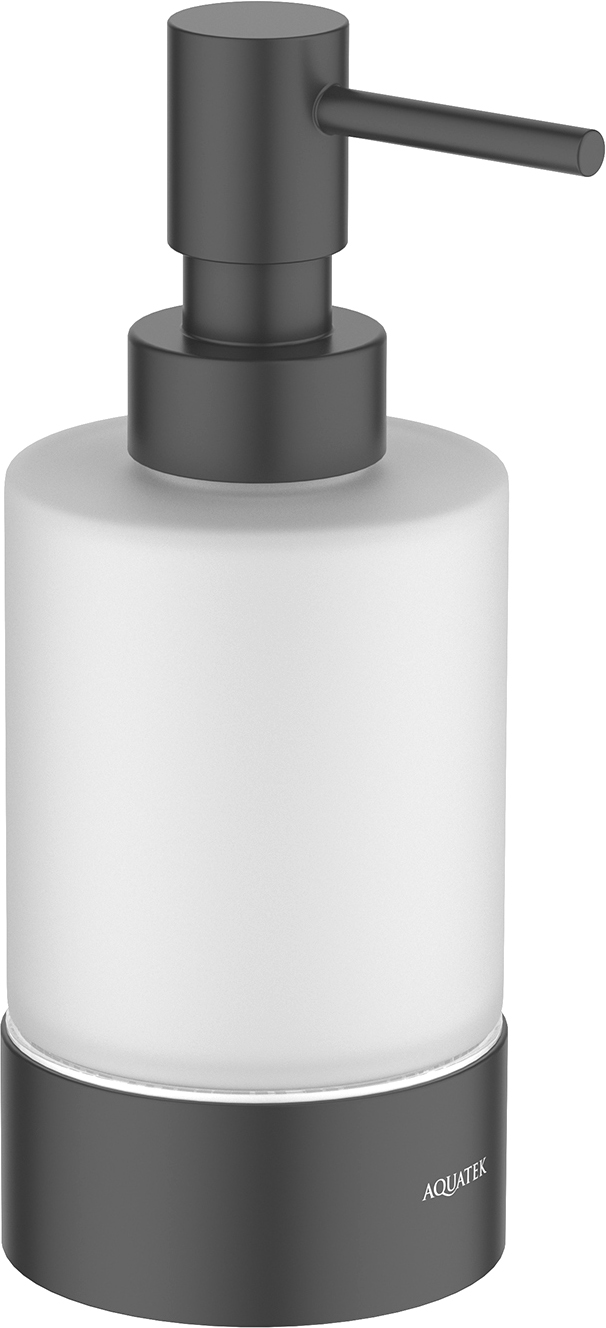Дозатор для жидкого мыла Aquatek Лира AQ4429MB (черный матовый)