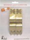 Набор колец для салфеток GALA KS002-GY (золотой) - 