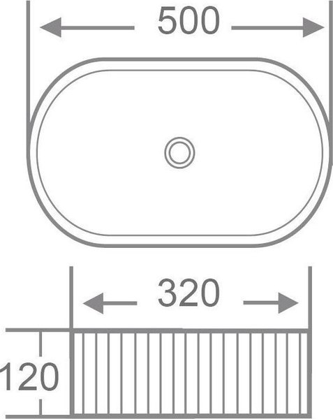 Купить Умывальник Roxen Royal Oval 570170 в Молодечно