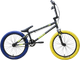 Велосипед STARK Madness BMX 1 2025 (графит матовый/желтый/синий, разобранный, в коробке) - 