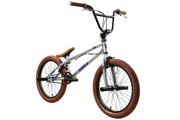 Велосипед STARK Madness BMX 2 2025 (серебристый/фиолетовый/песочный)