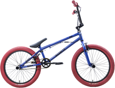 Велосипед STARK Madness BMX 2 2025 (фиолетовый матовый/черный/бургунди) - 