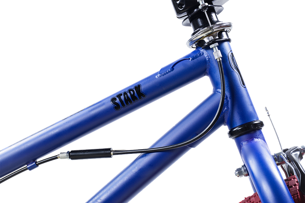 Велосипед STARK Madness BMX 2 2025 (фиолетовый матовый/черный/бургунди)