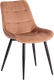 Стул Tetchair Abruzzo металл/велюр (коричневый HLR11/черный) -