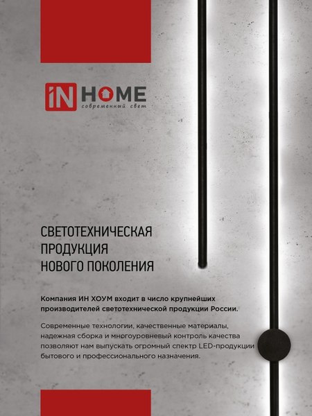 Бра INhome Estetika ART-60C-30BL / 4690612057866