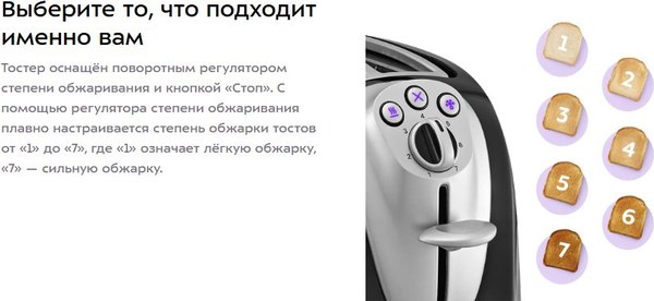 Тостер Kitfort КТ-6485