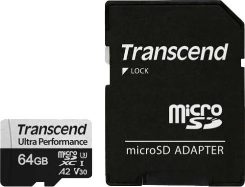 Карта памяти Transcend MicroSD UHS-I U3 A2 64GB (TS64GUSD340S)