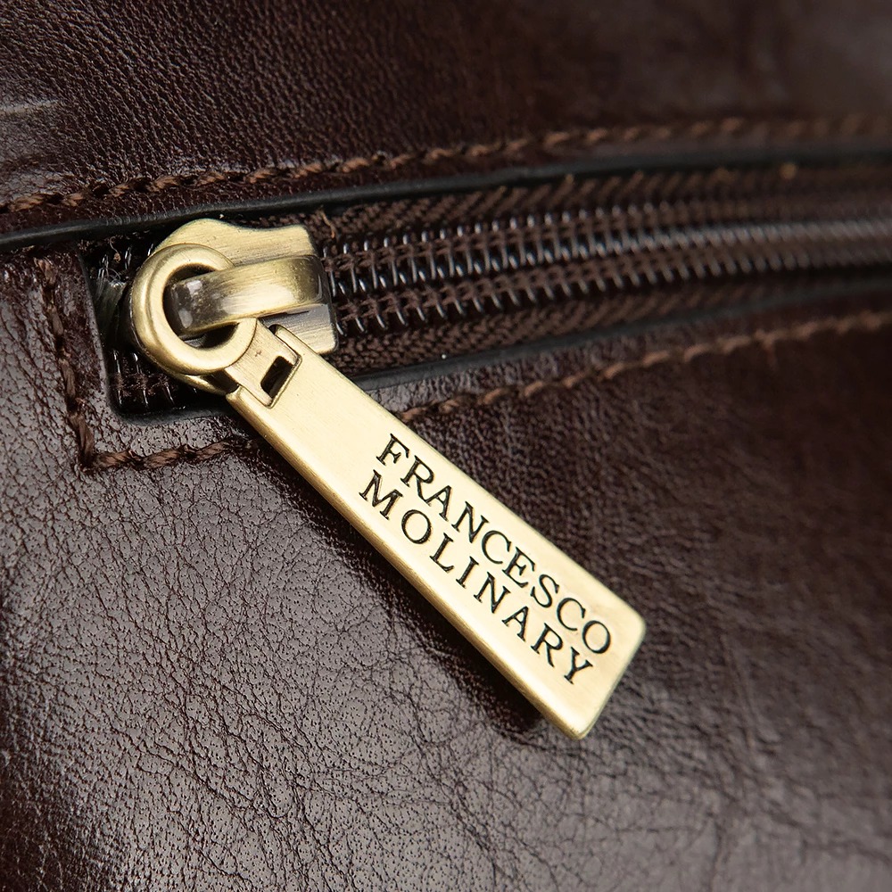 Сумка Francesco Molinary 513-16877-019-DBW (темно-коричневый) — фото 4