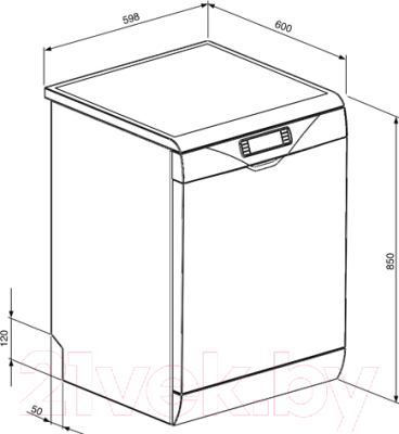 Посудомоечная машина Smeg LSA6445N2