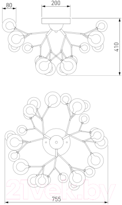 Изображение товара Люстра Bogate's Pallina 544