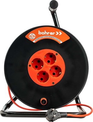 Удлинитель на катушке Bohrer УСЭ-35503 - 