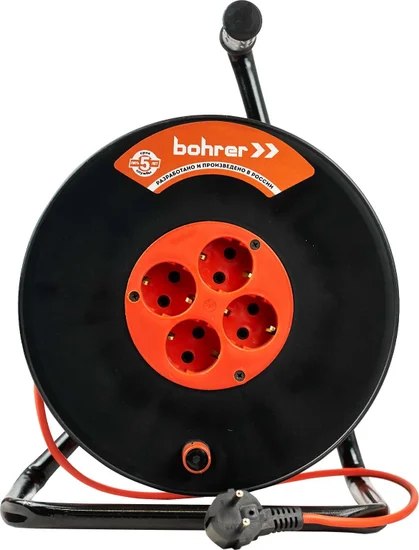 Удлинитель на катушке Bohrer УСЭ-35403