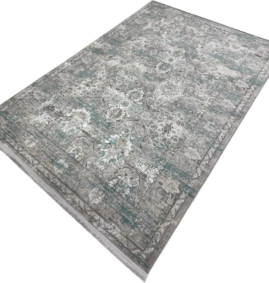 Ковер Radjab Carpet Афина Прямоугольник 9010A / 12829RK (2x4, Grey/Green) - 