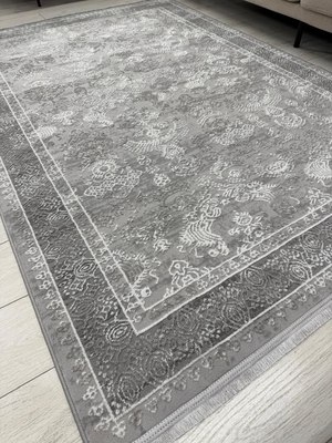 Ковер Radjab Carpet Афина Прямоугольник 9008A / 12790RK (2x2.9, Grey/Cream)