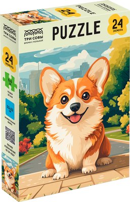 Развивающая игра Три совы Maxi Корги в парке / ПК24М_64378 (24эл) - 