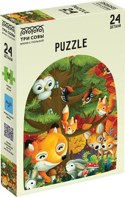 Развивающая игра Три совы Maxi Лесная компания / ПК24М_54529 (24эл) - 