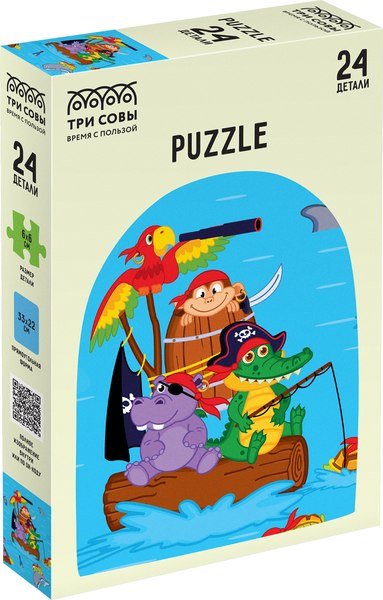 Развивающая игра Три совы Maxi Пиратские приключения / ПК24М_54524 (24эл)