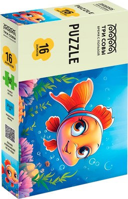 Развивающая игра Три совы Maxi Рыбка-клоун / ПК16М_64368 (16эл) - 