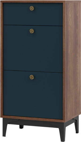 Тумба НК Мебель Brass KM-4 (синий)