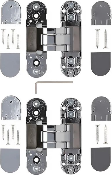 Петля дверная Apecs 110x30-3D-Z-CR (R15)