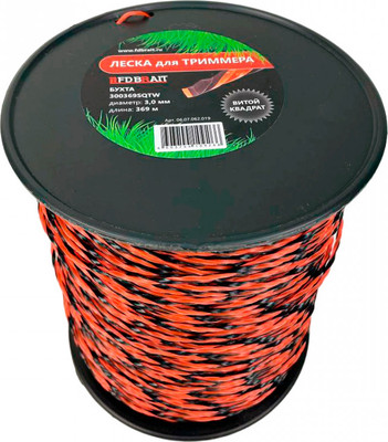 

Леска для триммера, 3.00x369 / 300369 SQTW