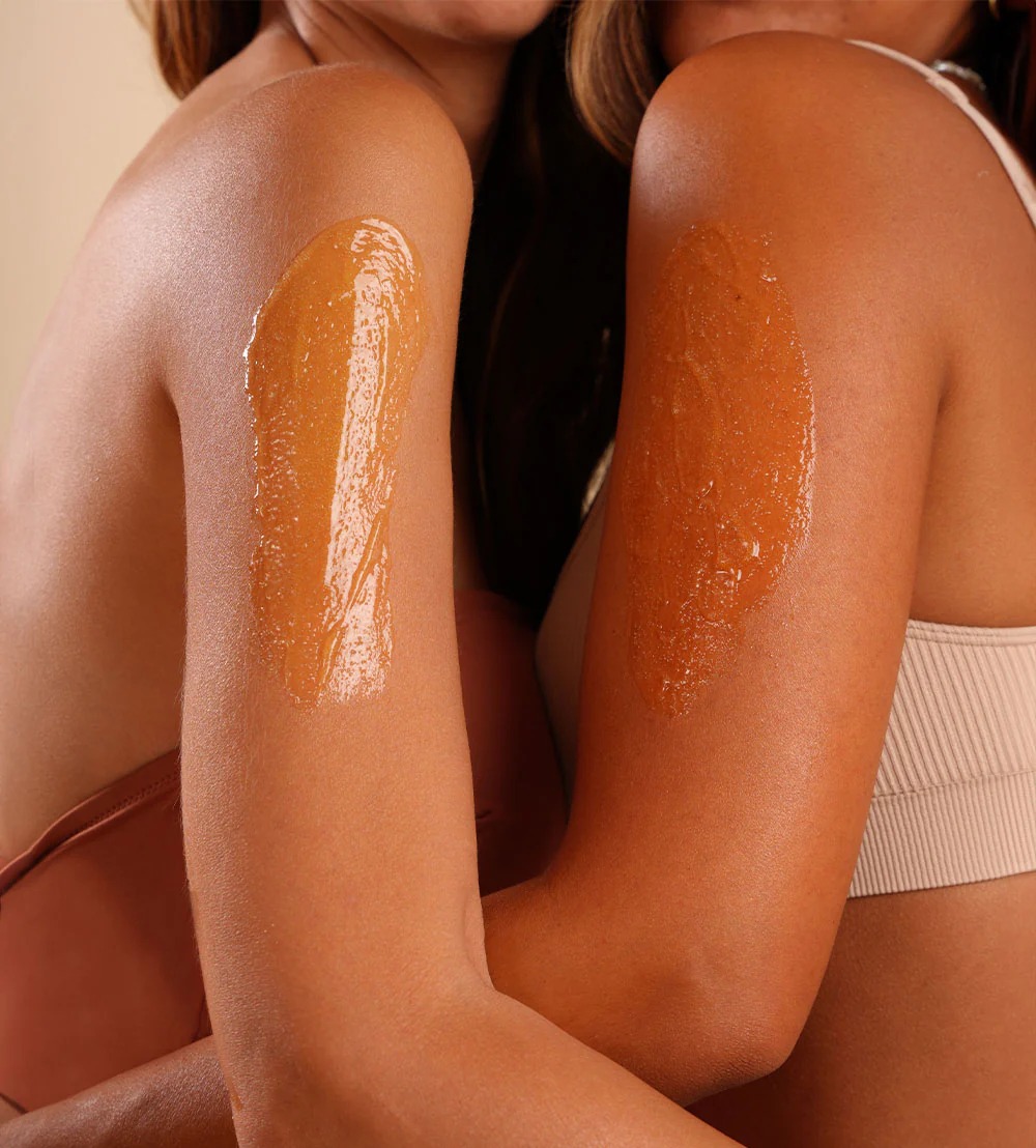 Скраб для тела Fler Milky Scrub/Gel to Milk Body Exfoliant с ниац. и экстр. женьшеня (200мл) — фото 3