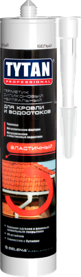 Герметик силиконовый Tytan Professional Для кровли и водостоков нейтральный 16578 (310мл, прозрачный) - 