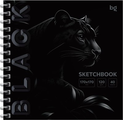 

Скетчбук, Black. Tiger / Скв40гр_64601