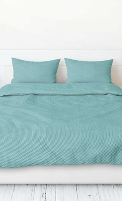 

Комплект постельного белья, Креп-Жатка №16-5114 Бирюза 2сп с европростыней